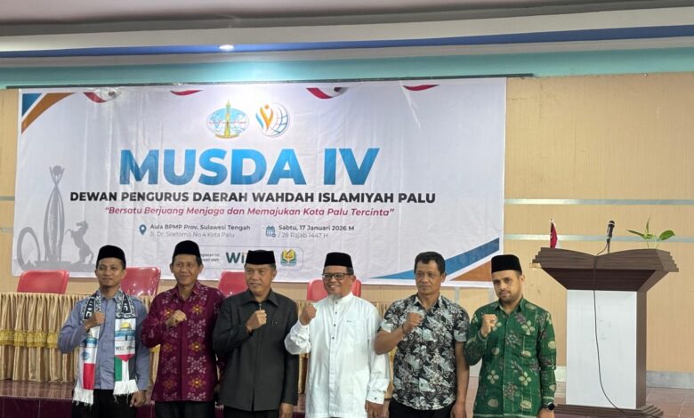 Pemkot Palu Buka Musda IV DPD Wahdah Islamiyah Kota Palu, Perkuat Sinergi Jaga dan Majukan Daerah