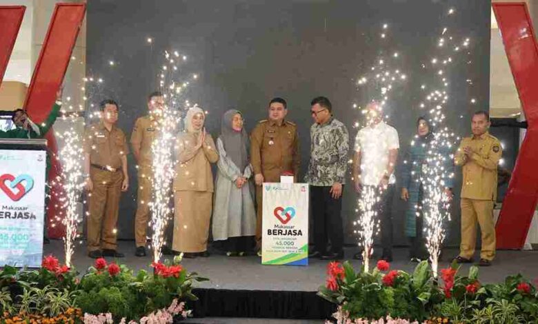 Sekwan DPRD Kota Makassar Hadiri Launching Program JHT dan Sistem Keagenan Perisai di TSM Makassar