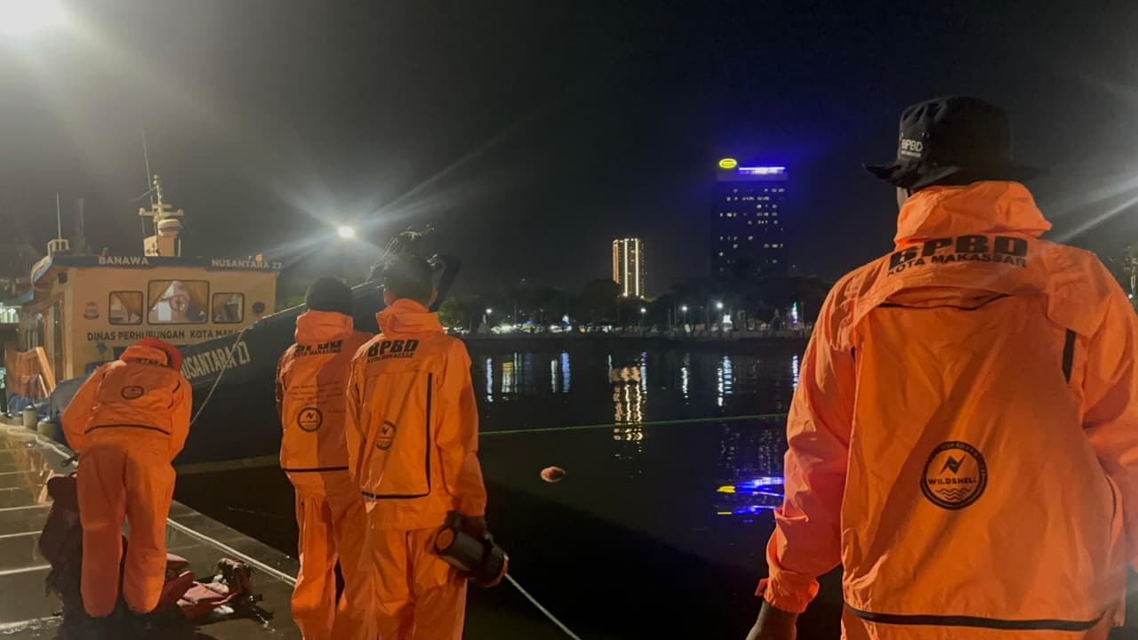 BPBD Makassar Gerak Cepat Selamatkan Lima Nelayan Terombang-ambing di Laut