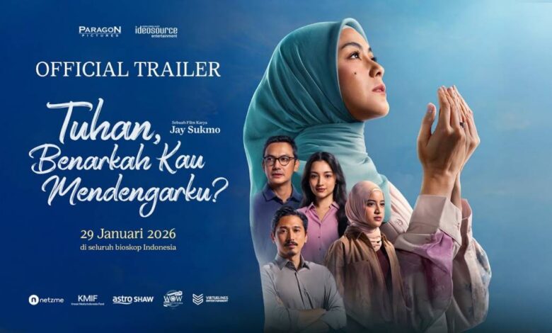 Film Religi Tuhan, Benarkah Kau Mendengarku Tayang 29 Januari 2026, Sarat Pesan Keimanan
