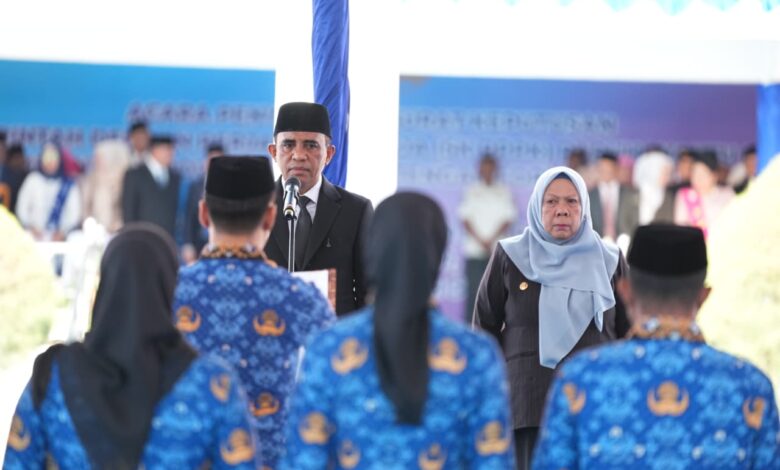 Lantik 36 Pejabat Eselon II dan 3230 PPPK Pemprov Sulteng, Gubernur Anwar Hafid: Jangan Korupsi!