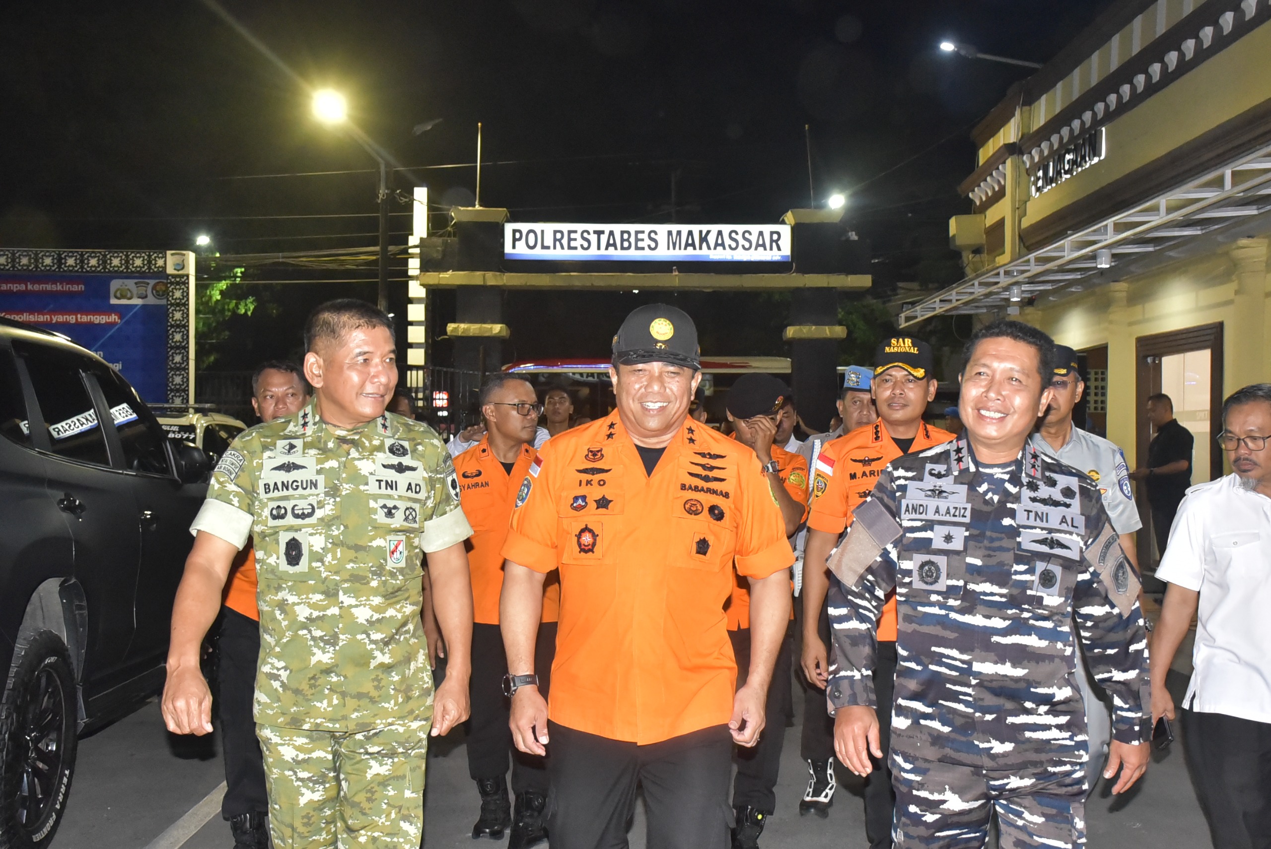 Sambut Tahun Baru 2026, Komandan Kodaeral VI bersama Forkopimda Sulsel Pantau Posko Pengamanan Terpadu