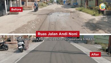 Lewat Bantuan Keuangan Pemprov, Gubernur Sulsel: Jalan Kota di Sidrap hingga Tellu Limpoe Sudah Rampung