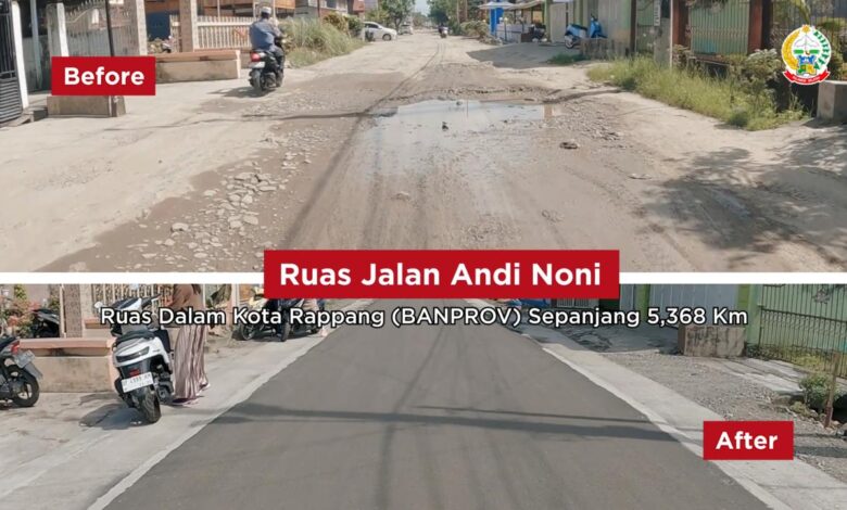 Lewat Bantuan Keuangan Pemprov, Gubernur Sulsel: Jalan Kota di Sidrap hingga Tellu Limpoe Sudah Rampung
