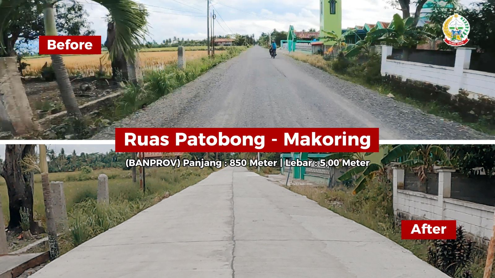 Akses Warga Makin Lancar, Jalan Rusak di Pinrang Sudah Ditangani Berkat Bantuan Keuangan Pemprov Sulsel