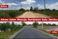 Bantuan Keuangan Pemprov Sulsel untuk Ruas Jalan Prioritas di Luwu Rampung 100 Persen, Jembatan Salu Jambu-Lawawe Tahap Pengerjaan
