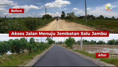 Bantuan Keuangan Pemprov Sulsel untuk Ruas Jalan Prioritas di Luwu Rampung 100 Persen, Jembatan Salu Jambu-Lawawe Tahap Pengerjaan 