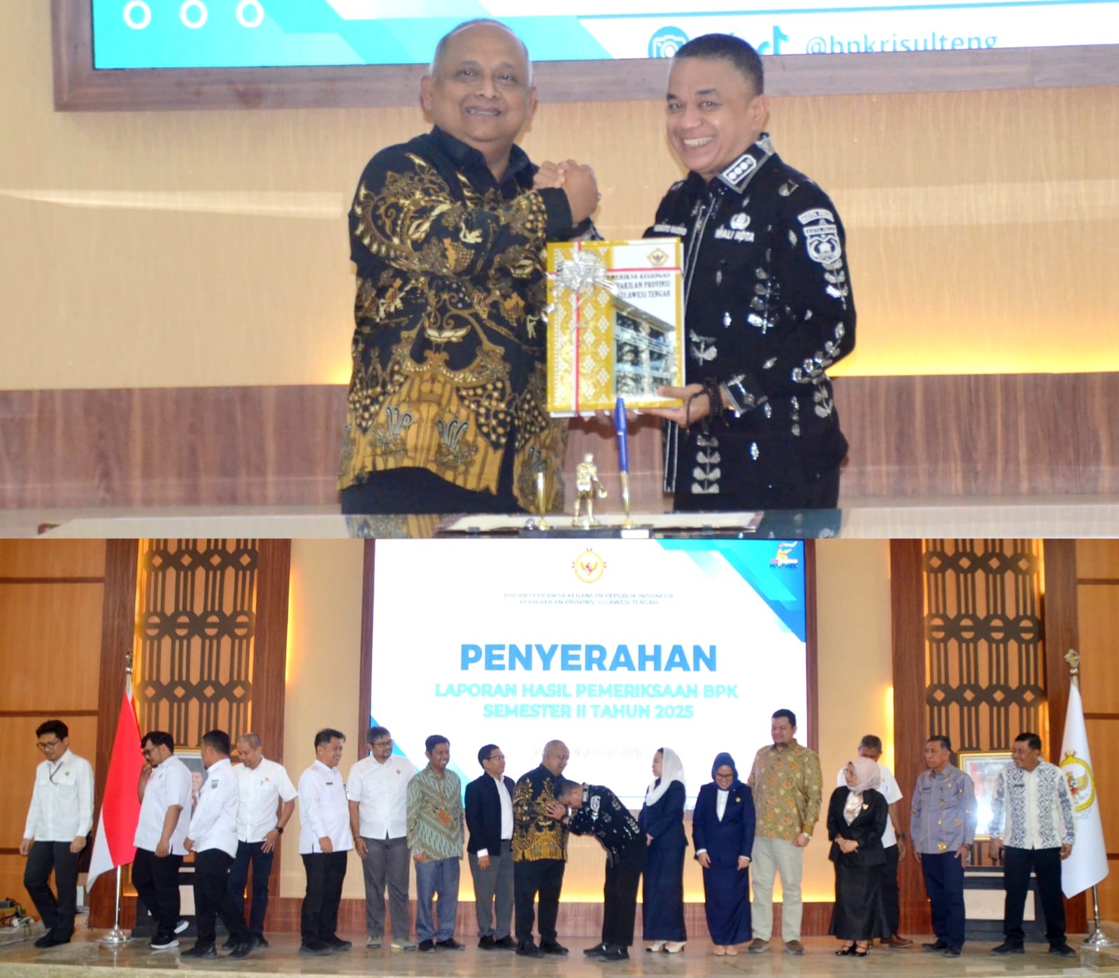 Terima LHP Semester II 2025, Wali Kota Palu Akan Tindaklanjuti Seluruh Rekomendasi BPK