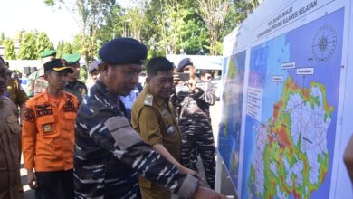 TNI AL Kodaeral VI Bergerak Cepat Hadapi Cuaca Ekstrem, Ini Himbauan Dankodaeral VI Kepada Masyarakat Sulsel