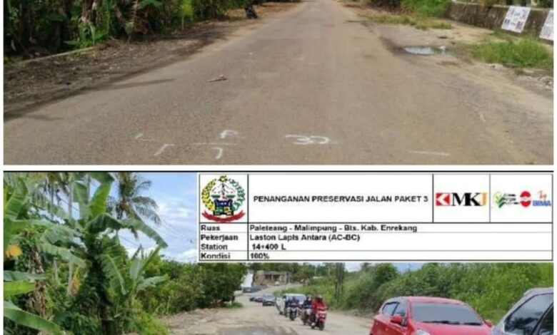 Preservasi Jalan Paket 3 Ruas Paleteang–Malimpung Enrekang Dikebut, Gubernur Sulsel: Doakan Berjalan Lancar dan Hasilnya Maksimal