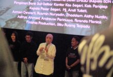 Wakil Wali Kota Makassar Aliyah Mustika Ilham Nobar Film Uang Passolo
