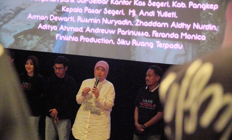 Wakil Wali Kota Makassar Aliyah Mustika Ilham Nobar Film Uang Passolo