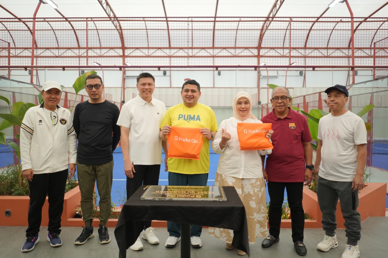 Munafri Resmikan Padel Qu, Perkuat Ekosistem Olahraga Modern di Makassar