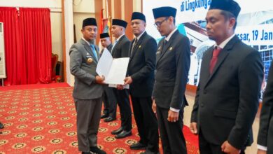 Terapkan Manajemen Talenta Perkuat Birokrasi, Gubernur Sulsel Lantik 7 Pejabat Eselon II