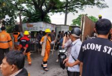 Penertiban PKL di Jalan Inspeksi Kanal Pampang Makassar Berlangsung Humanis