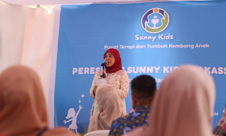Wakil Wali Kota Makassar Aliyah Mustika Ilham Hadiri Peresmian Sunny Kids Makassar