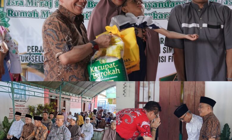 Wali Kota Palu Hadianto Rasyid Hadiri Peringatan Isra Mikraj Bersama Penyandang Disabilitas