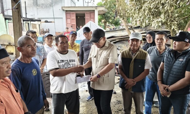 Santuni Korban Kebakaran di Bengo, Wabup Bone Tinjau Langsung Lokasi Musibah