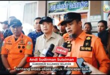 Gubernur Sulsel Tinjau Posko AJU Bersama Menhub dan KaBasarnas: Kita Kerahkan Seluruh Tim Maksimalkan Operasi Pencarian