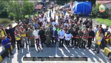 Gubernur Sulsel Resmikan Jembatan Sungai Balampangi Penghubung Sinjai-Bulukumba