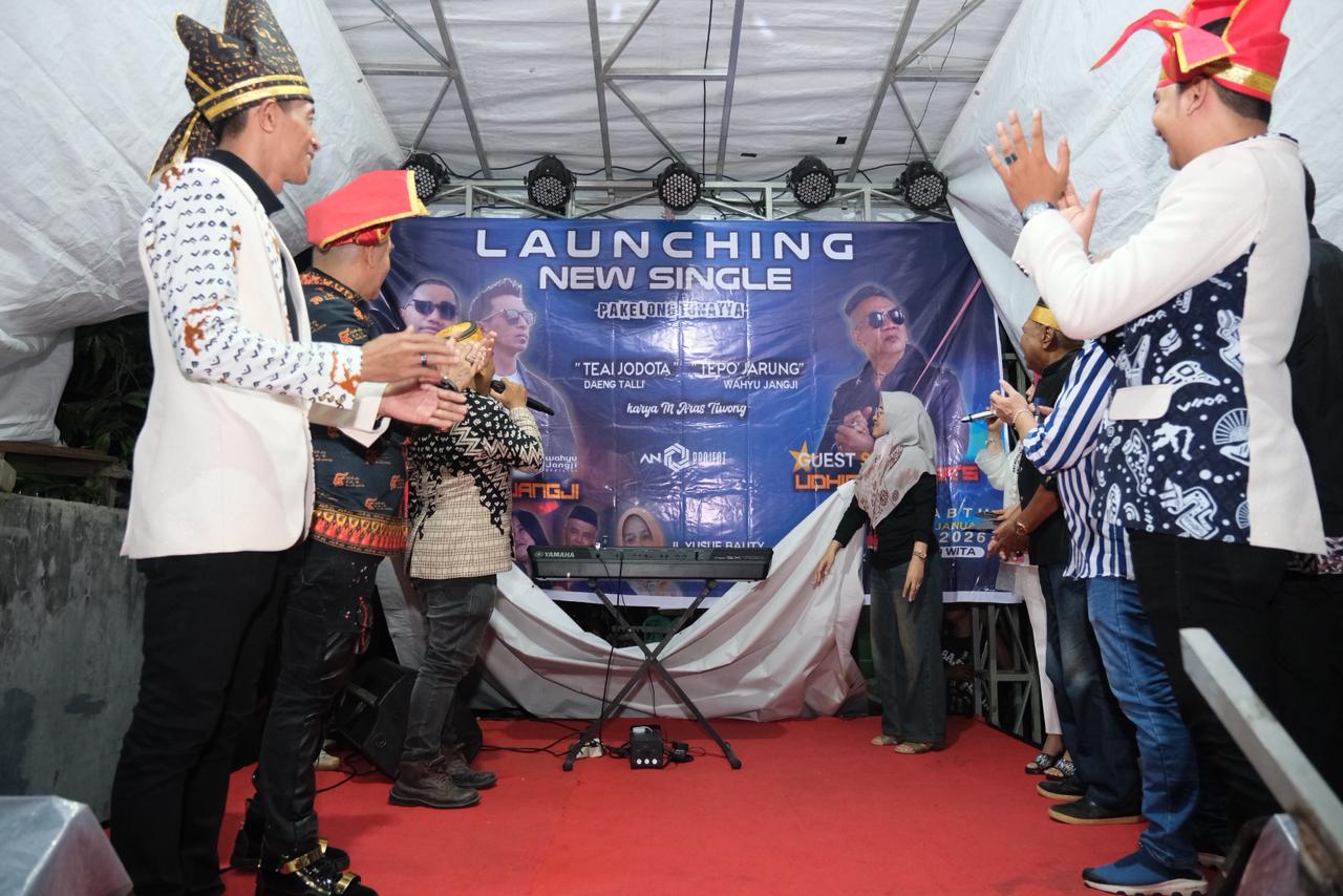 Bupati Gowa Apresiasi Pelaku Seni Lokal pada Launching Single “Teai Jodota” dan “Tepo’ Jarung”