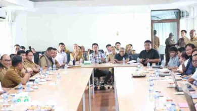 Pimpinan Sekretariat DPRD Makassar Kawal Progres Pembangunan Kantor