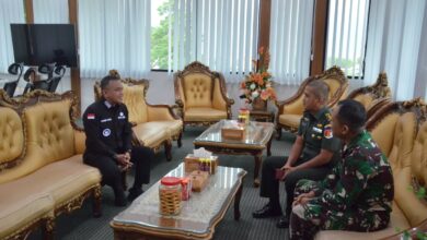 Wali Kota Palu Terima Silaturahmi Kasetum Kodam XXIII/Palaka Wira, Perkuat Sinergi Pemkot dan TNI