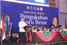 Hadiri Pengukuhan Guru Besar Prof Muliani, Munafri Tekankan Etika Publik dan Akuntabilitas Negara