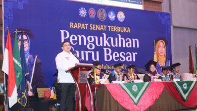 Hadiri Pengukuhan Guru Besar Prof Muliani, Munafri Tekankan Etika Publik dan Akuntabilitas Negara