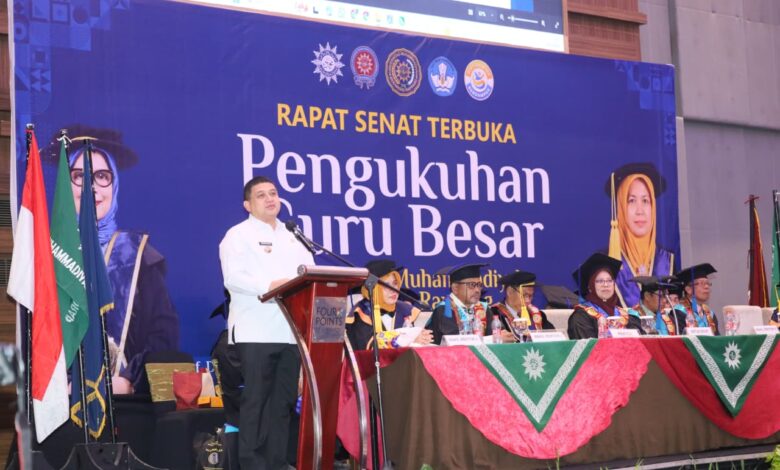 Hadiri Pengukuhan Guru Besar Prof Muliani, Munafri Tekankan Etika Publik dan Akuntabilitas Negara