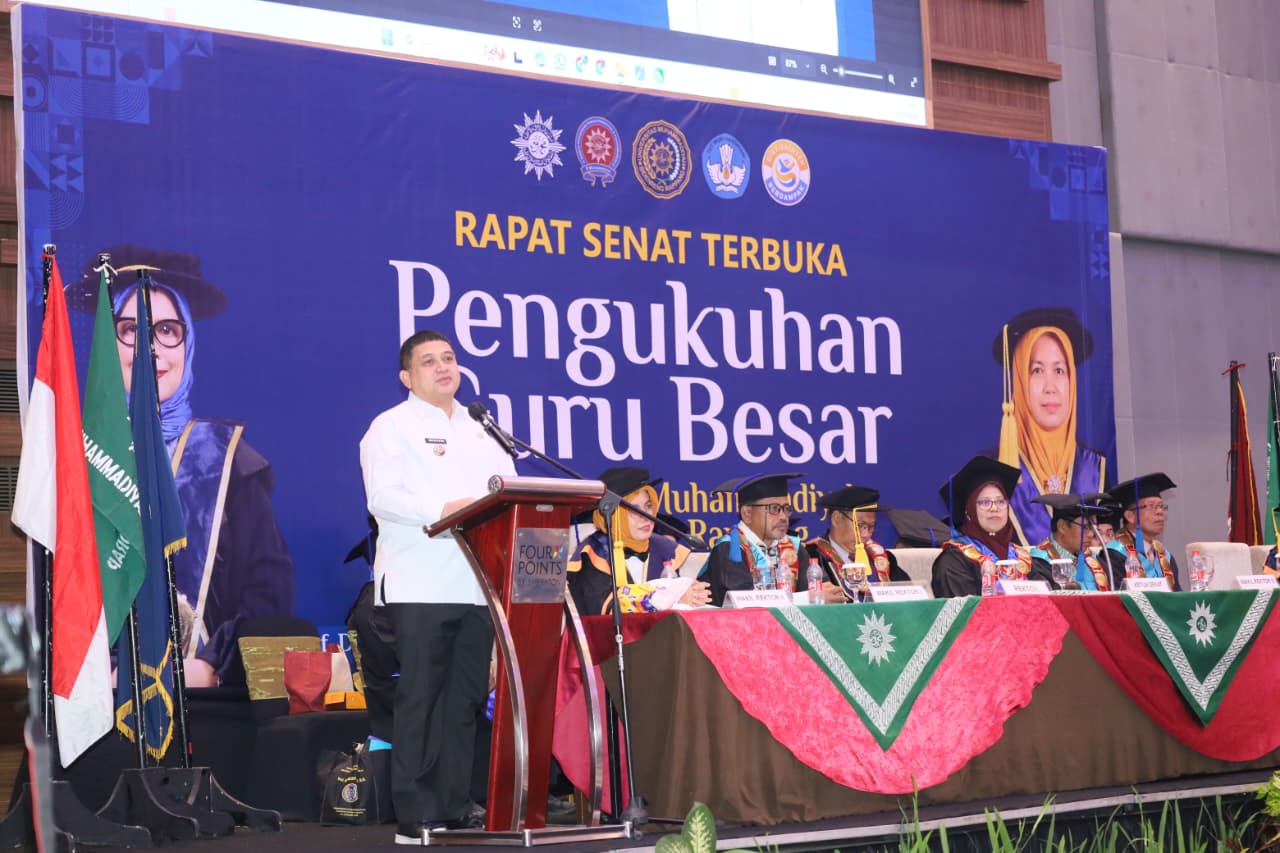 Hadiri Pengukuhan Guru Besar Prof Muliani, Munafri Tekankan Etika Publik dan Akuntabilitas Negara