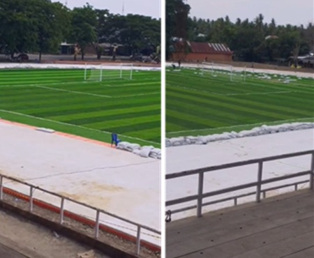 Pemprov Sulsel Kucurkan Bantuan Keuangan Rp15 Miliar, Progres Stadion Turatea Jeneponto Capai Tahap Akhir