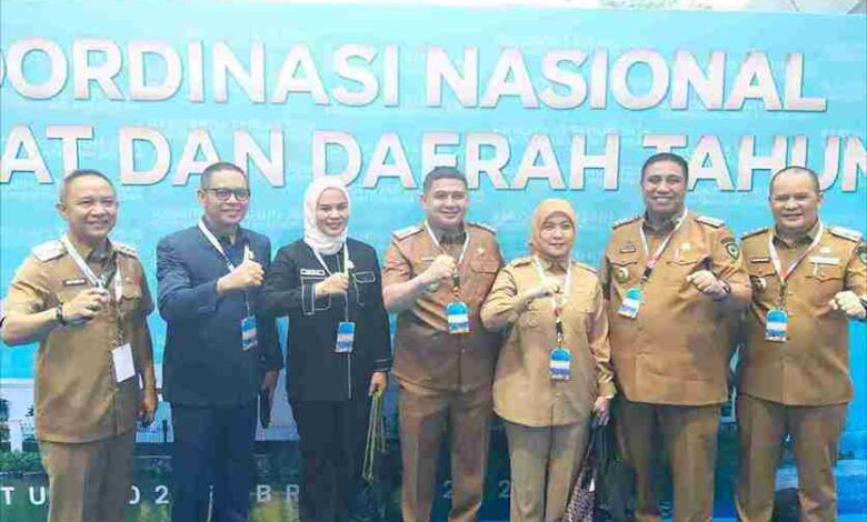Wali Kota Munafri Bersama Aliyah dan Ketua DPRD Makassar Supratman Kompak Hadiri Rakornas Pemerintah Pusat dan Daerah 2026