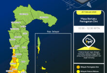 Peringatan Dini BMKG: Cuaca Ekstrem di Sulsel Hingga Awal Maret