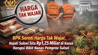 BPK Soroti Harga Tak Wajar Proyek Bibit Nanas, Kejati Sulsel Periksa 30 Saksi dan Sita Rp1,25 Miliar