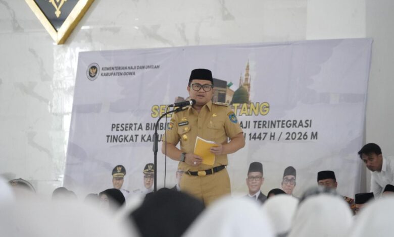 1.419 JCH Gowa Mulai Mengikuti Manasik Haji