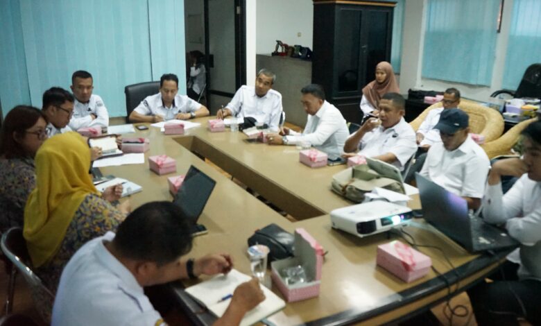 Dinas Penataan Ruang dan Pertanahan Kota Palu Gelar Rakor Rencana Bangunan pada Kawasan Alur Alam