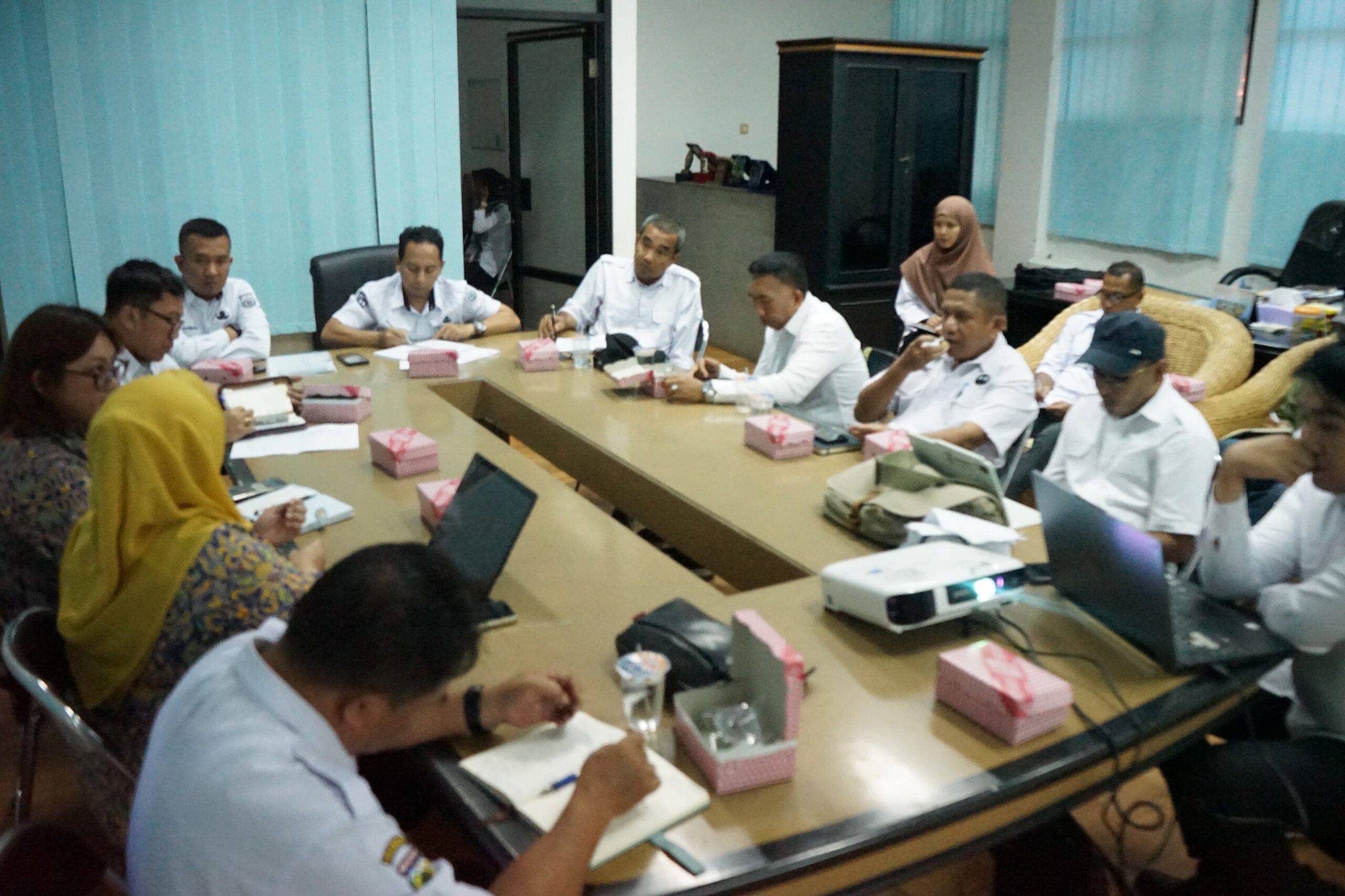 Dinas Penataan Ruang dan Pertanahan Kota Palu Gelar Rakor Rencana Bangunan pada Kawasan Alur Alam