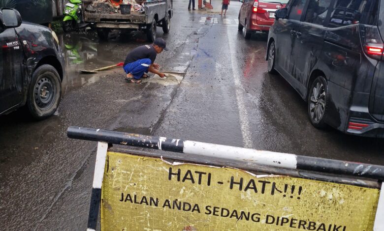 Respons Cepat Wali Kota Munafri, Jalan Berlubang di Veteran Selatan Diperbaiki