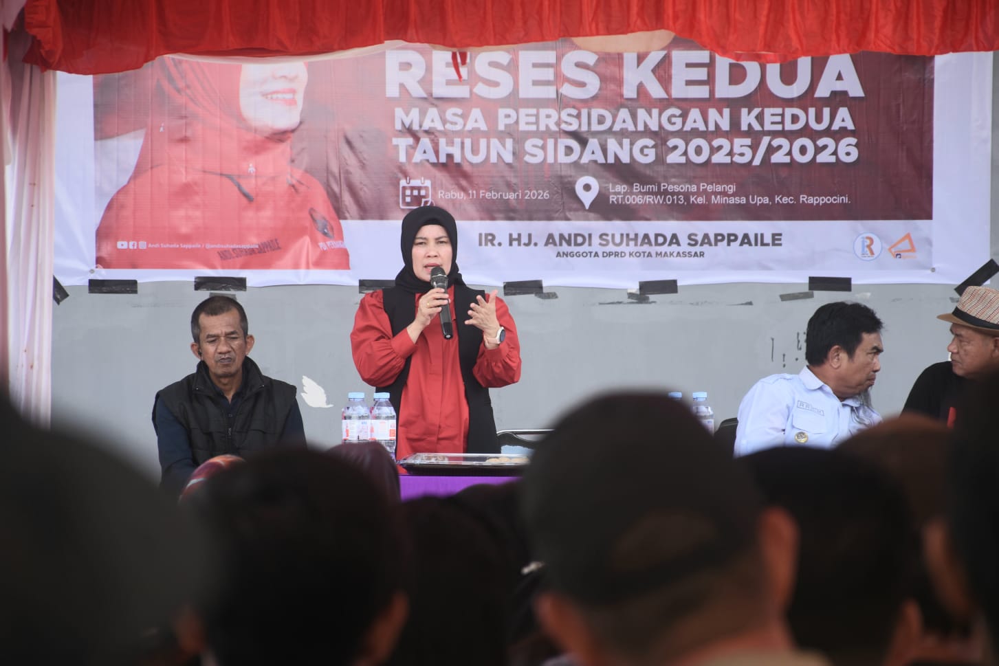 Legislator Andi Suhada Terima Aspirasi Soal Drainase Penyebab Genangan Air Saat Reses di Minasa Upa