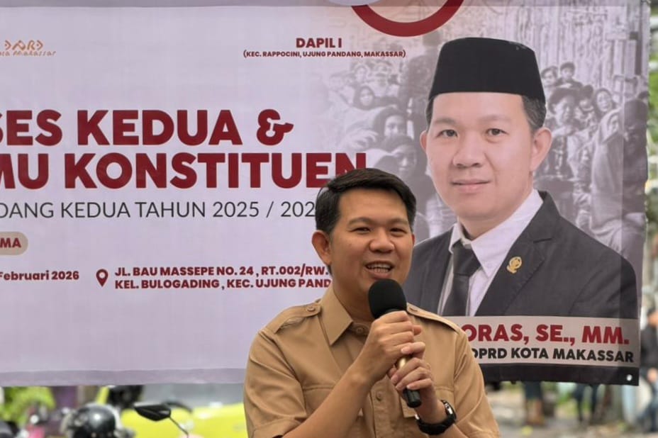 Wakil Ketua DPRD Makassar Eric Horas Terima Aspirasi Warga Tiga Kecamatan Soal Drainase dan Penyaluran Bansos
