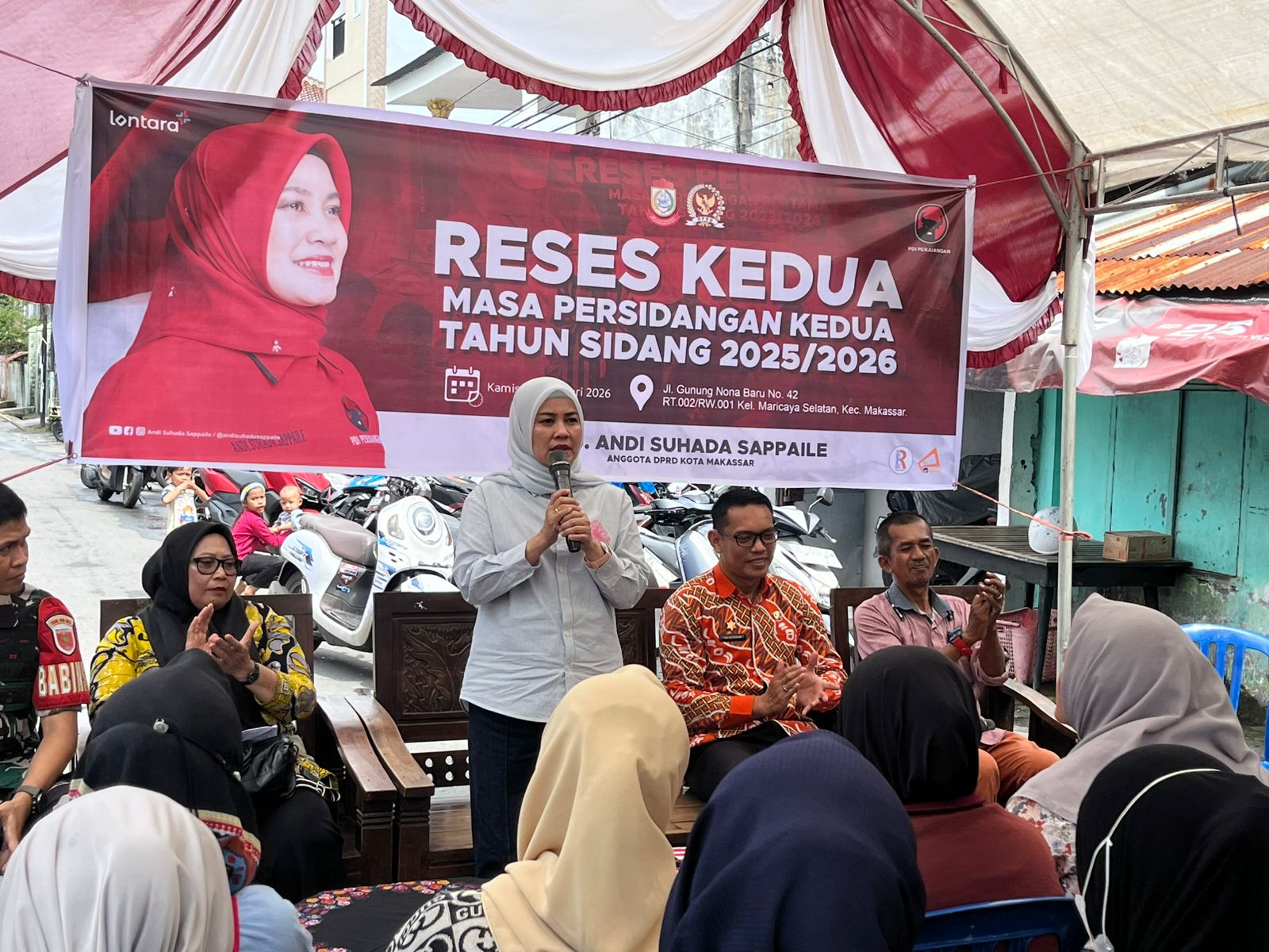 Legislator Andi Suhada Ajak Masyarakat Gunakan Aplikasi Lontara+ Saat Reses di Kelurahan Marsela