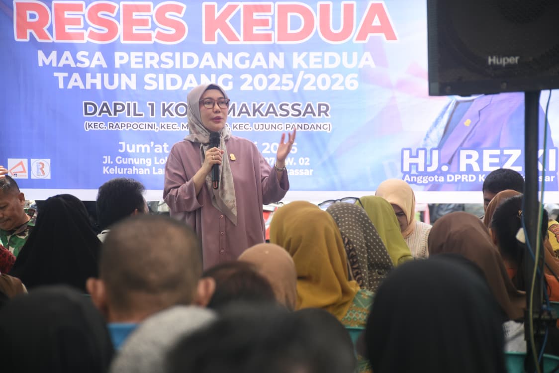 Reses di Kelurahan Lariangbangi, Legislator Rezki Terima Keluhan Warga Soal Drainase