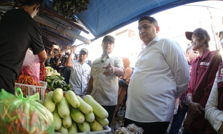 Wali Kota Munafri Bersama Gubernur Sulsel Pantau Harga Pangan di Pasar Terong