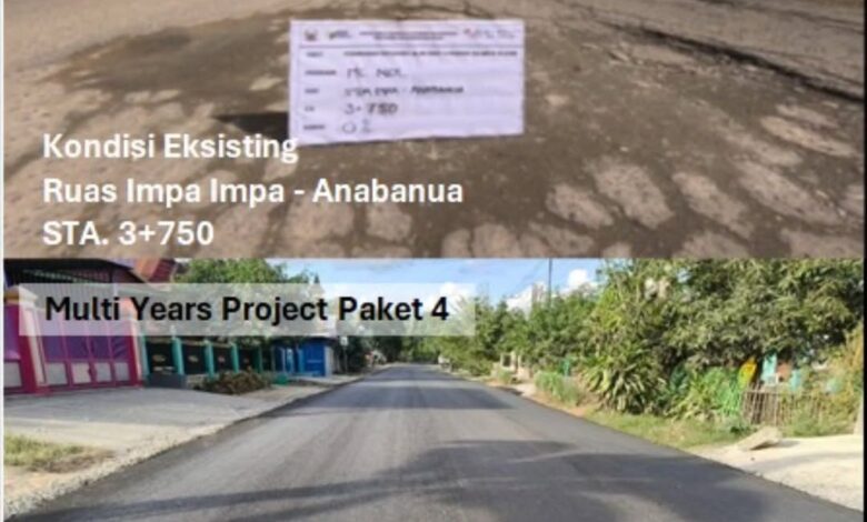 Gubernur Sulsel: Progres MYP Paket 4 Ruas Impa-impa-Anabanua Wajo Capai 95 Persen