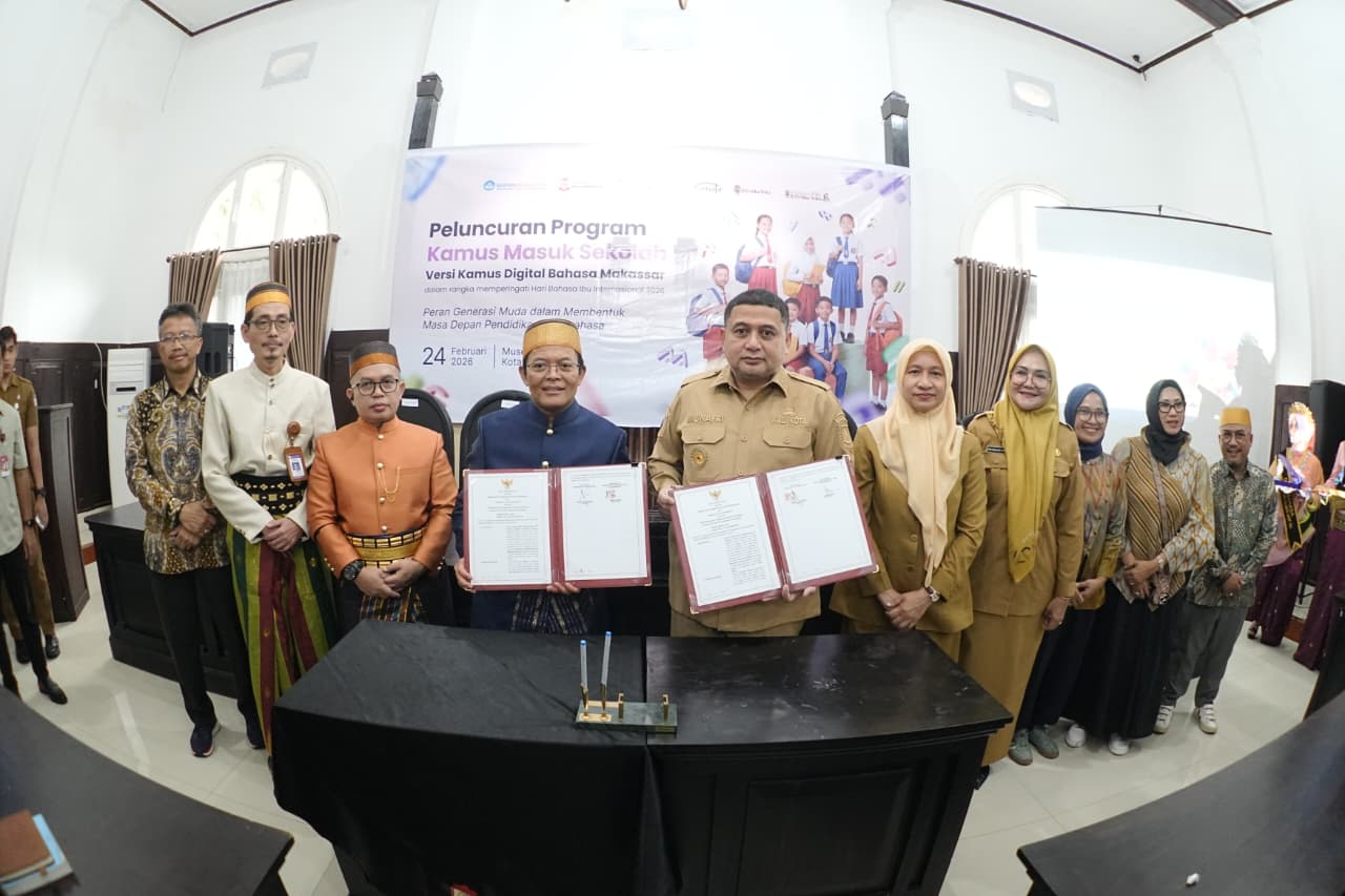 Perkuat Literasi Multibahasa, Pemkot Makassar Luncurkan Kamus Digital Bahasa Makassar