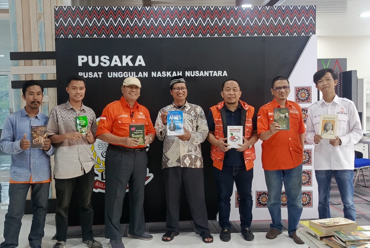 HUT ke-1, Gerakan Rakyat Sulsel Donasikan 150 Judul Buku ke Perpustakaan Wilayah