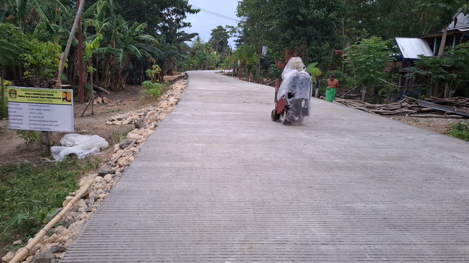 Jalan Desa Balielo di Wajo Rampung 100 Persen, Pemkab Ucapkan Terima Kasih ke Gubernur Sulsel