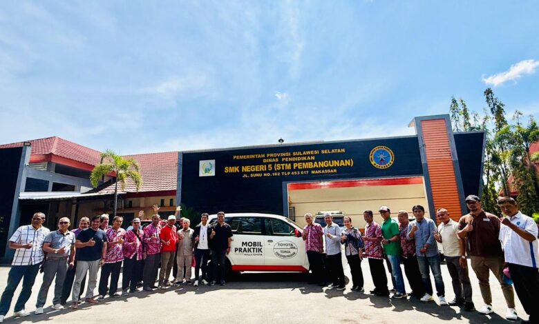 Kalla Toyota Perkuat Pendidikan Vokasi Lewat T-TEP di SMK Negeri 5 Makassar