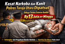 Kasat Narkoba dan Kanit Polres Toraja Utara Dipatsus, Diduga Terima Setoran Bandar Rp13 Juta per Minggu